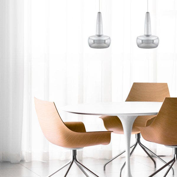 Clava hanglamp polished steel - Ø 21,5 cm - zilveren - keukenlamp