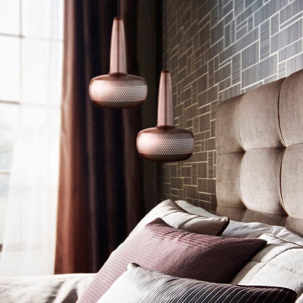 Clava hanglamp brushed copper - Ø 21,5 cm 