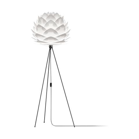 Silvia Medium vloerlamp white - met tripod zwart - Ø 50 cm