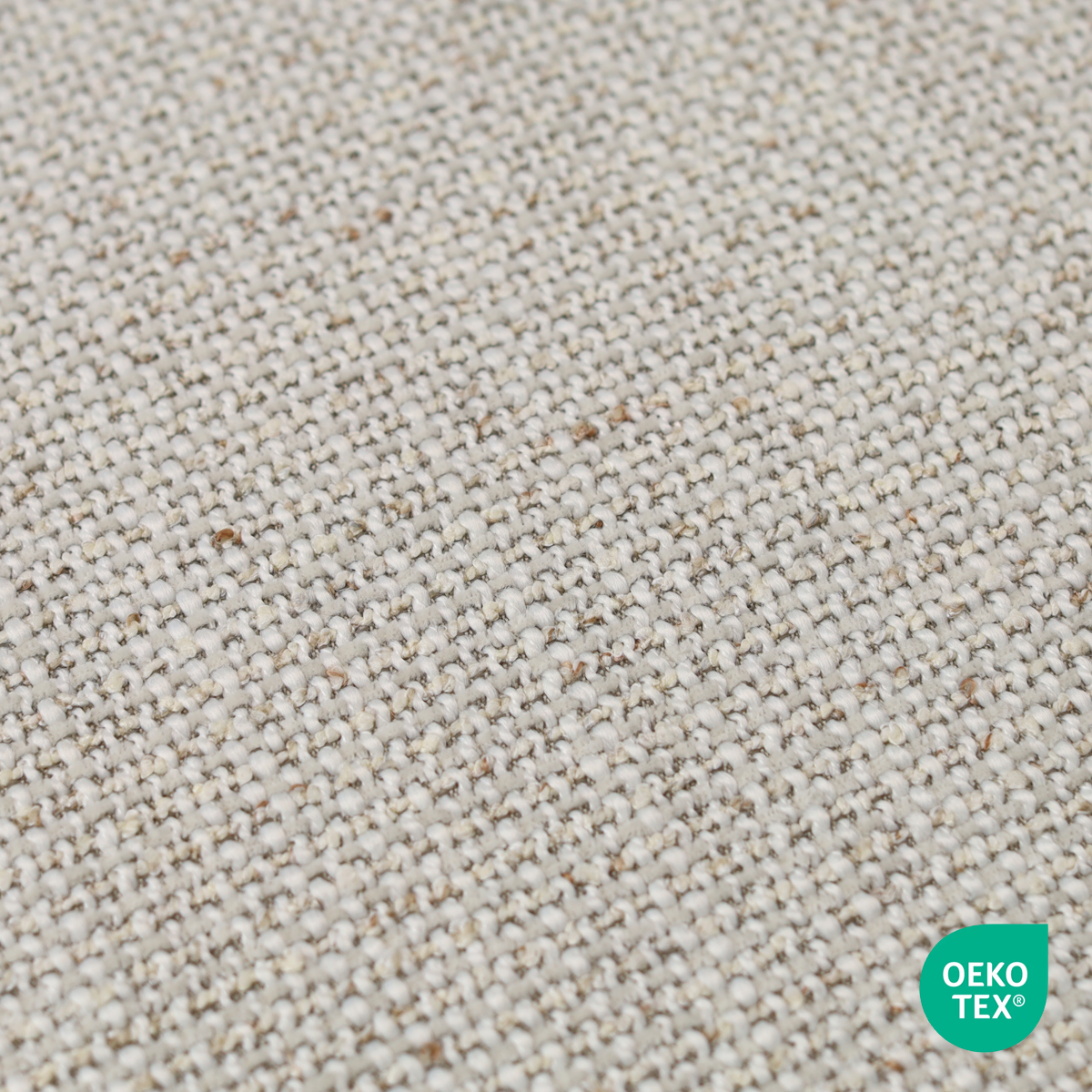 beige melange gestoffeerde zitkussen fem