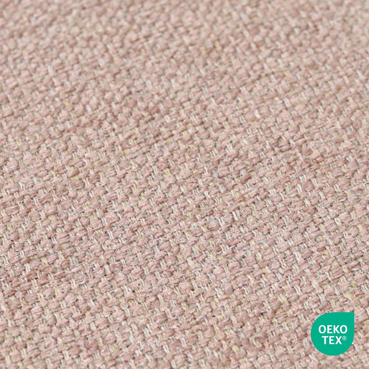 dustyroze gestoffeerde zitkussen fem