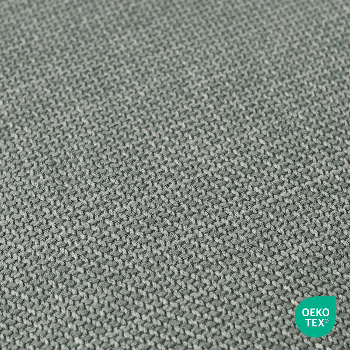 saliegroen gestoffeerde zitkussen jut