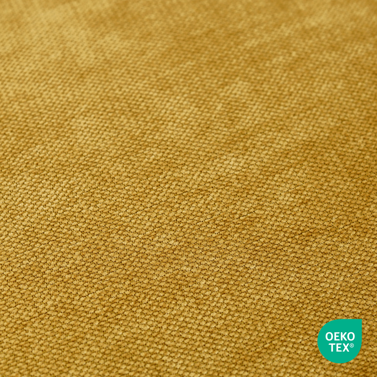 warm oker gestoffeerde zitkussen lot