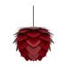 Aluvia Mini hanglamp ruby red - met koordset zwart - Ø 40 cm