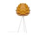 Aluvia Mini tafellamp saffron yellow - met tripod wit - Ø 40 cm
