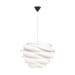 Carmina Medium hanglamp white - met koordset zwart - Ø 48 cm