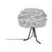 Eos Micro tafellamp light grey - met verstelbare tafelstandaard zwart - Ø 22 cm