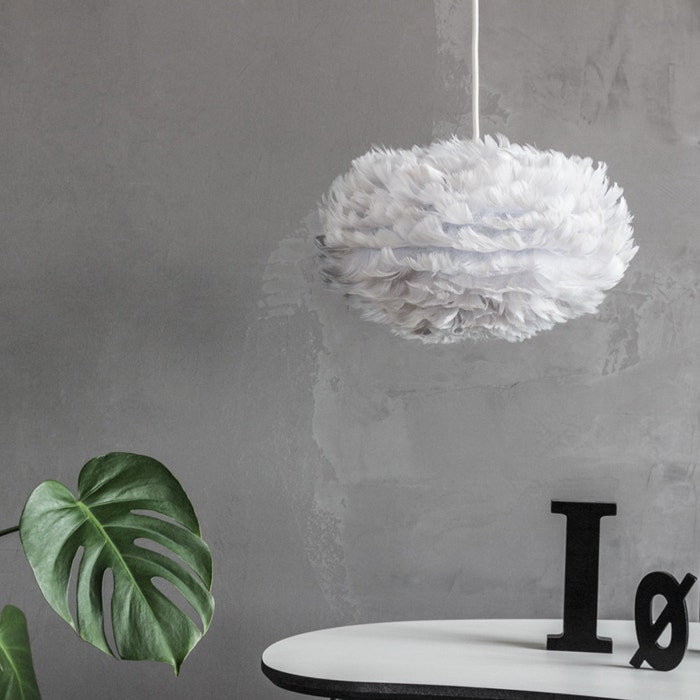 Eos Mini hanglamp white - met koordset wit - Ø 35 cm - dons