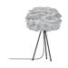 Eos Mini tafellamp light grey - met tripod zwart - Ø 35 cm
