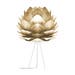 Silvia Medium tafellamp brushed brass - met tripod wit - Ø 50 cm