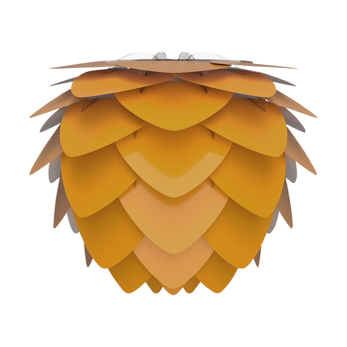 Aluvia Mini lampenkap saffron yellow - Ø 40 cm