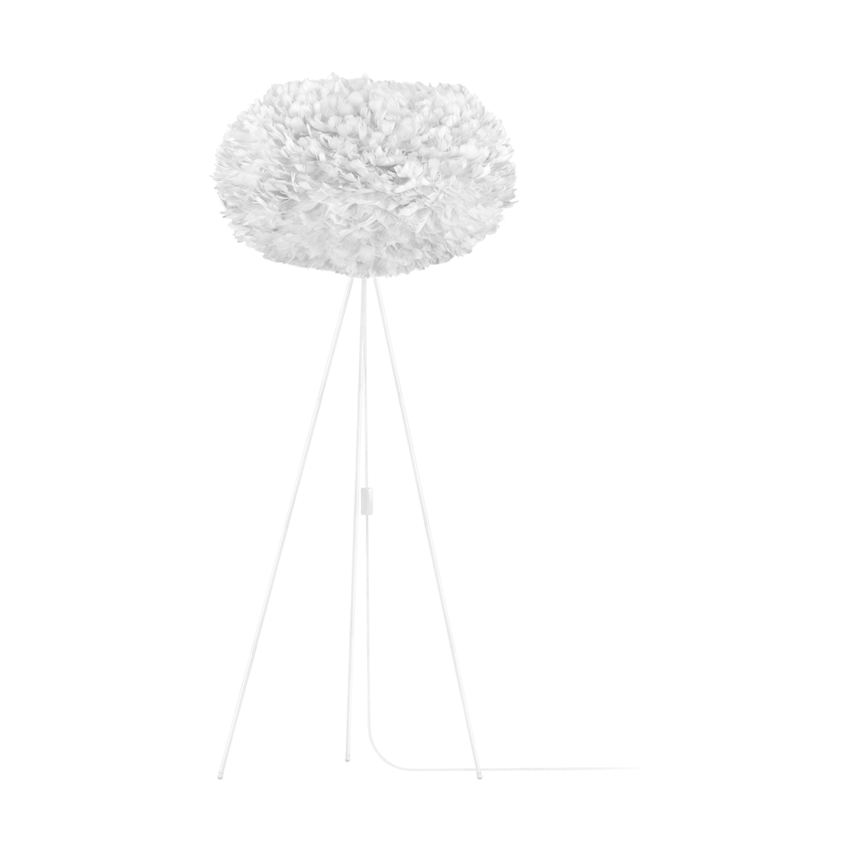 Eos X-large vloerlamp white - met tripod wit - Ø 75 cm