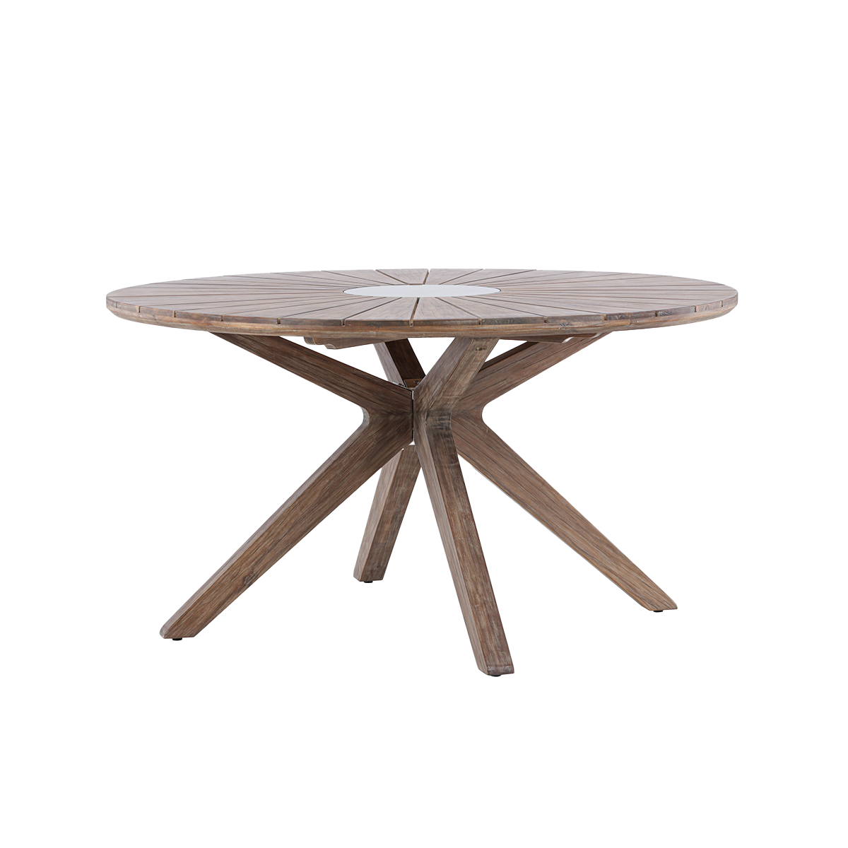 Robert houten tuintafel bruin - Ø140 cm