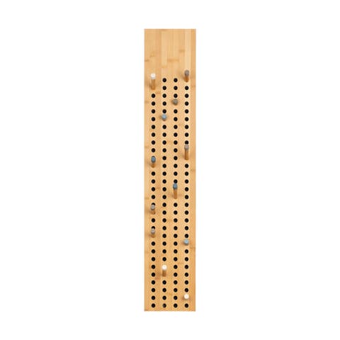 Verticale kapstok - Bamboe hout - B18 x H100 cm