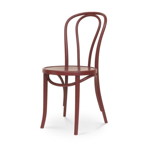 Vienna Thonet No. 18 houten bistrostoel burgundy