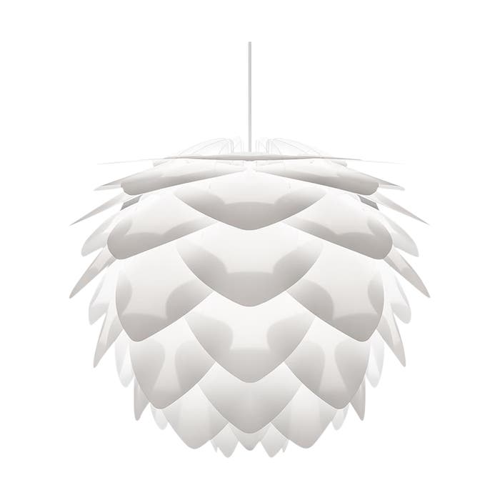 Silvia Mini hanglamp white - met koordset wit - Ø 32 cm