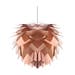 Silvia Mini hanglamp copper - met koordset zwart - Ø 32 cm
