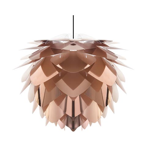 Silvia Medium hanglamp copper - met koordset zwart - Ø 50 cm