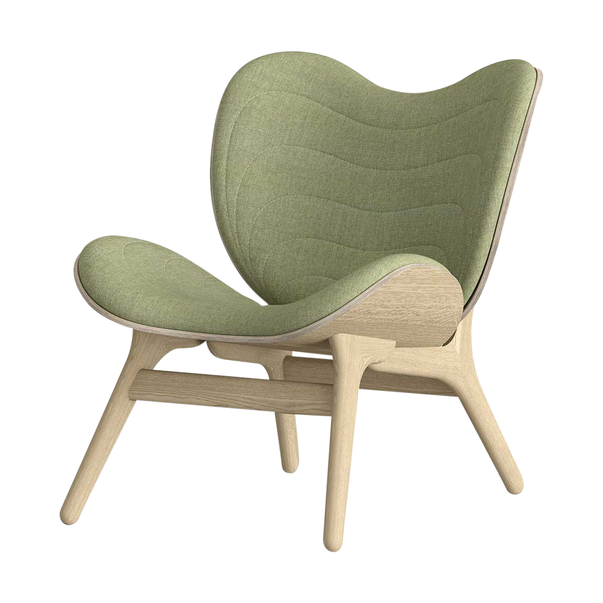 A Conversation Piece houten fauteuil spring green