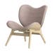 A Conversation Piece houten fauteuil dusty rose