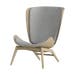 The Reader houten fauteuil silver grey