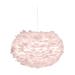Eos Medium hanglamp light rose - met koordset wit - Ø 45 cm
