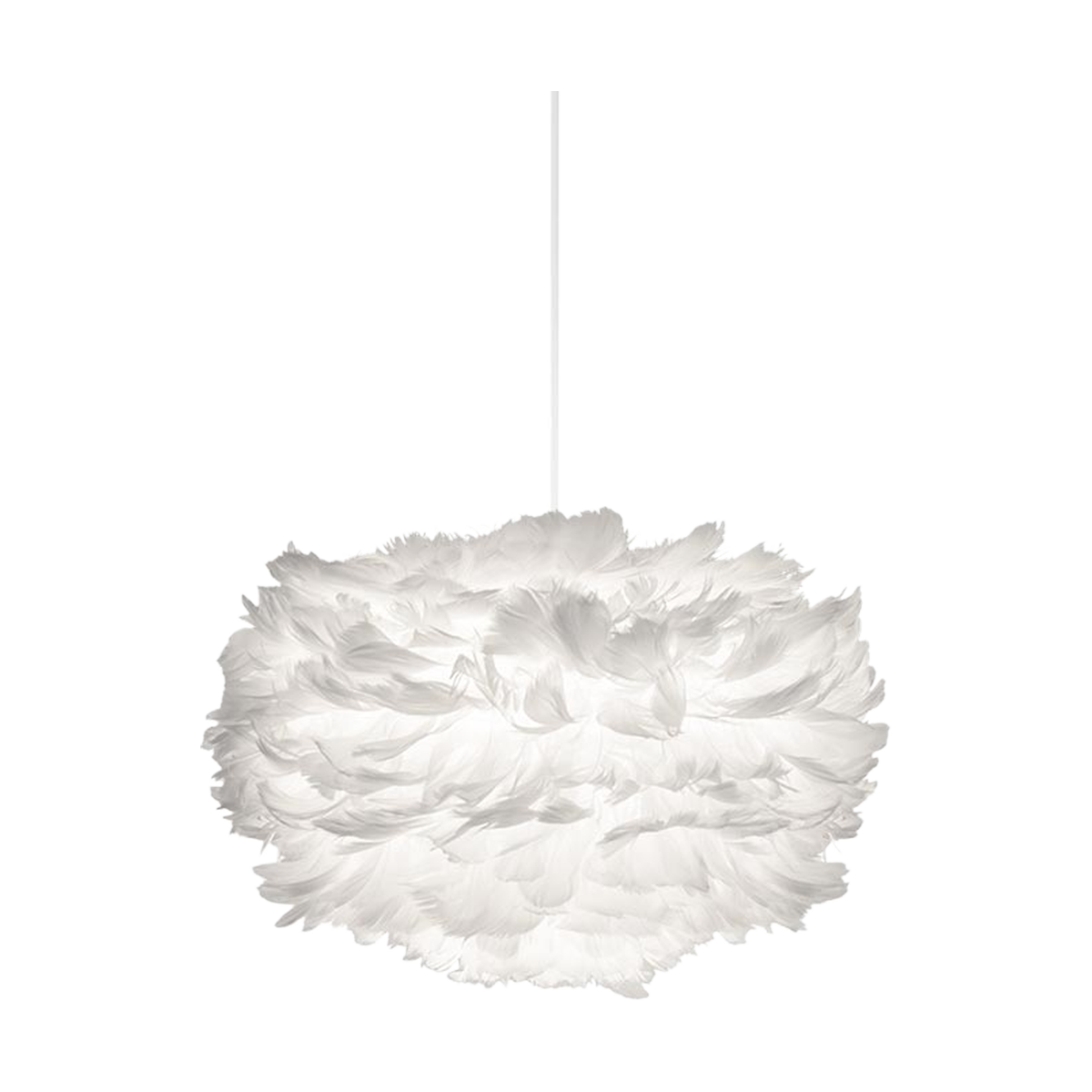 Eos Mini hanglamp white - met koordset wit - Ø 35 cm