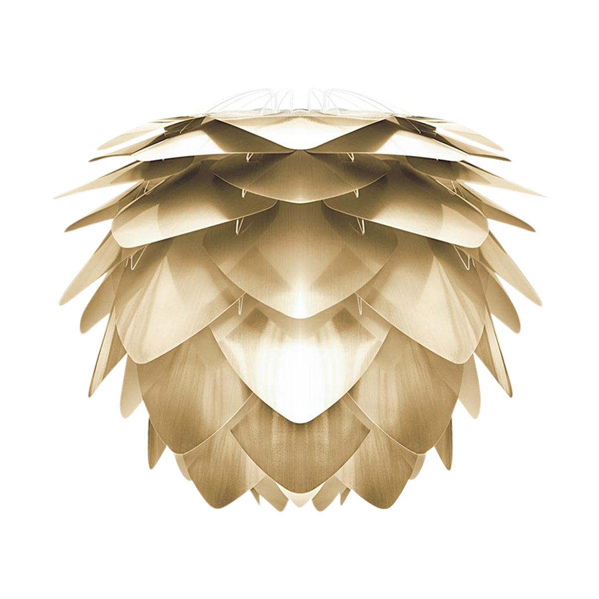 Silvia Mini lampenkap brushed brass - Ø 32 cm