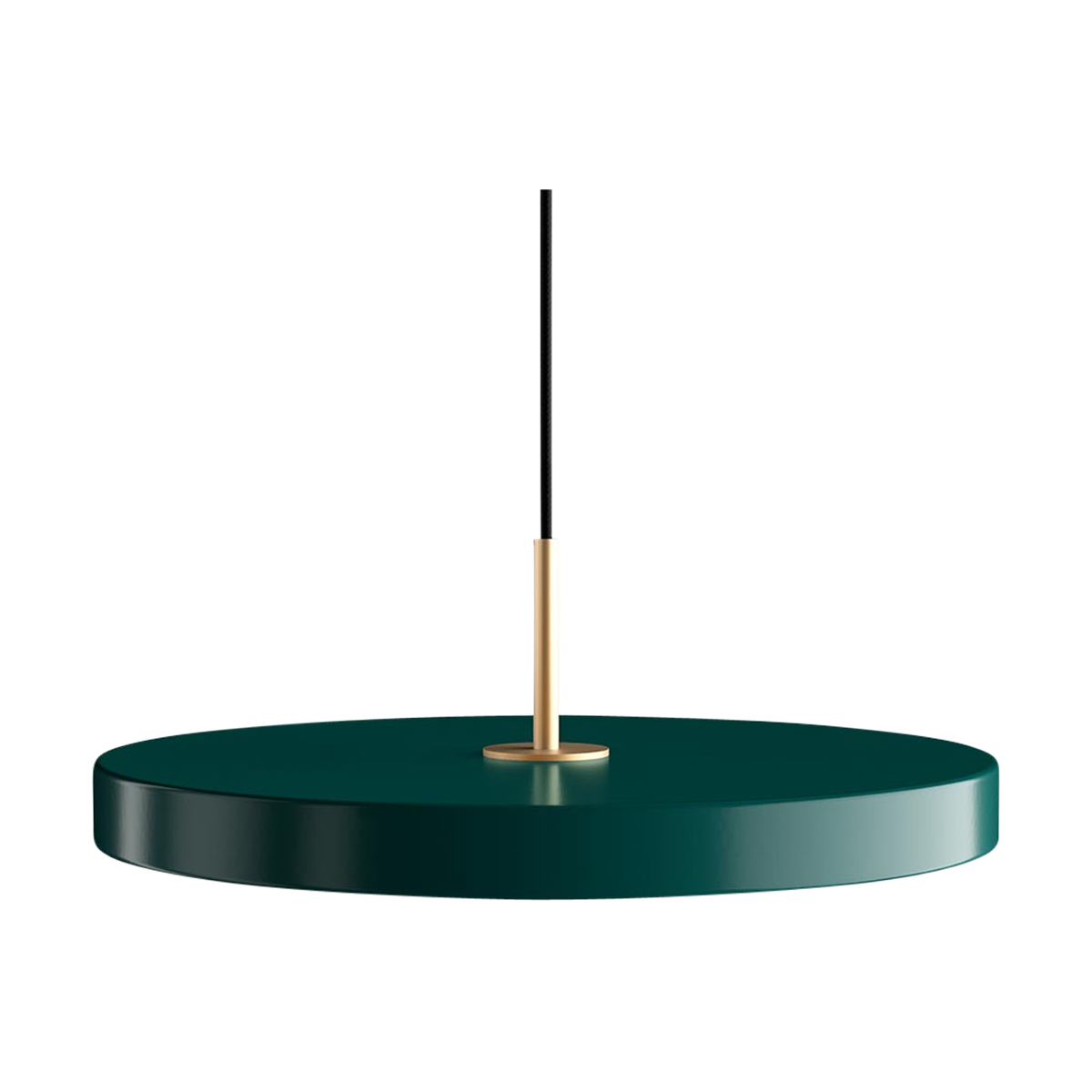 Asteria Medium hanglamp forest green - met koordset - Ø 43 cm