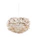 Eos Mini hanglamp light brown - met koordset wit - Ø 35 cm