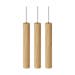 Chimes Cluster 3 houten hanglamp naturel - set van 3
