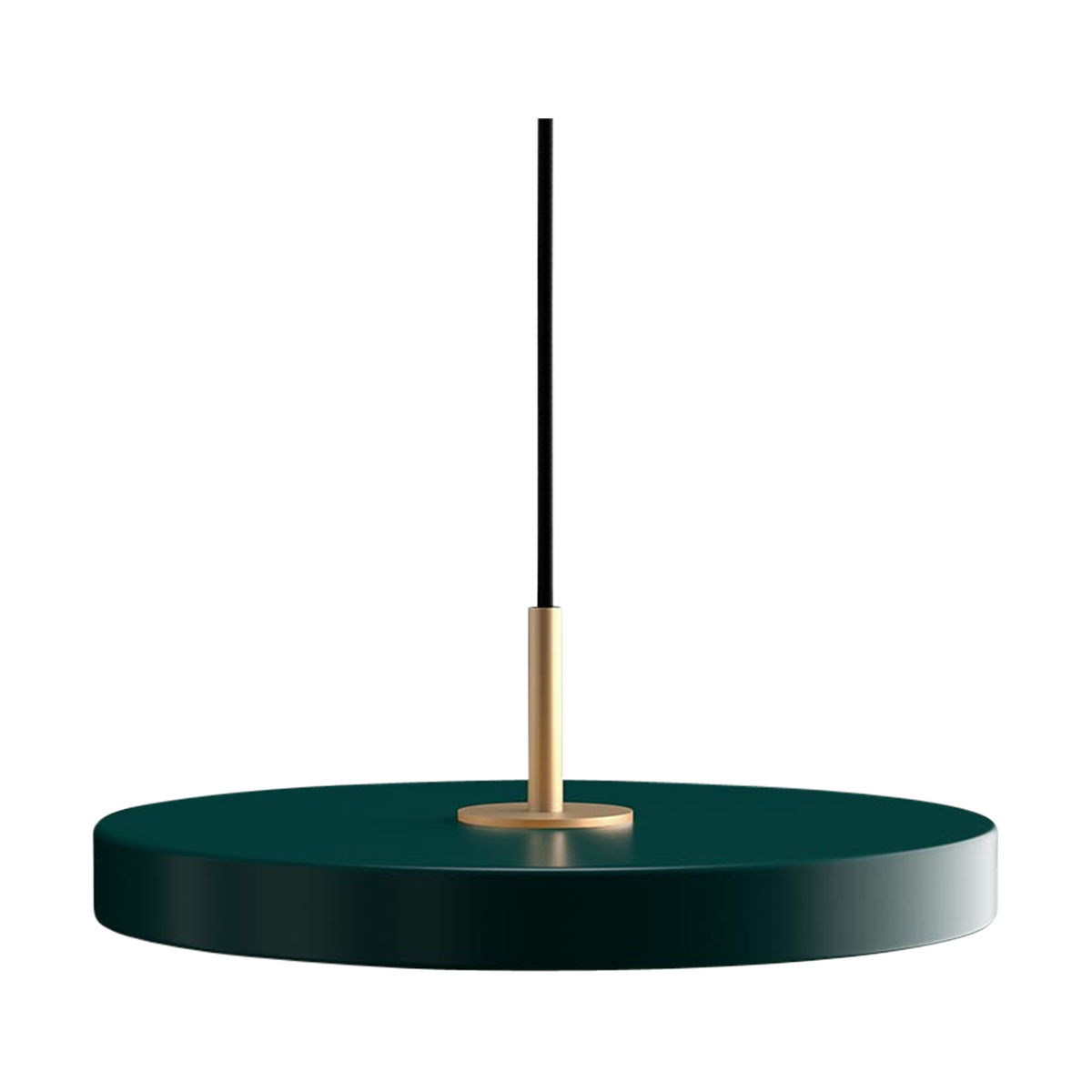 Asteria Mini hanglamp forest green - met koordset - Ø 31 cm