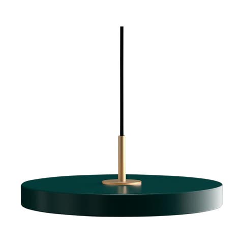 Asteria Mini hanglamp forest green - met koordset - Ø 31 cm