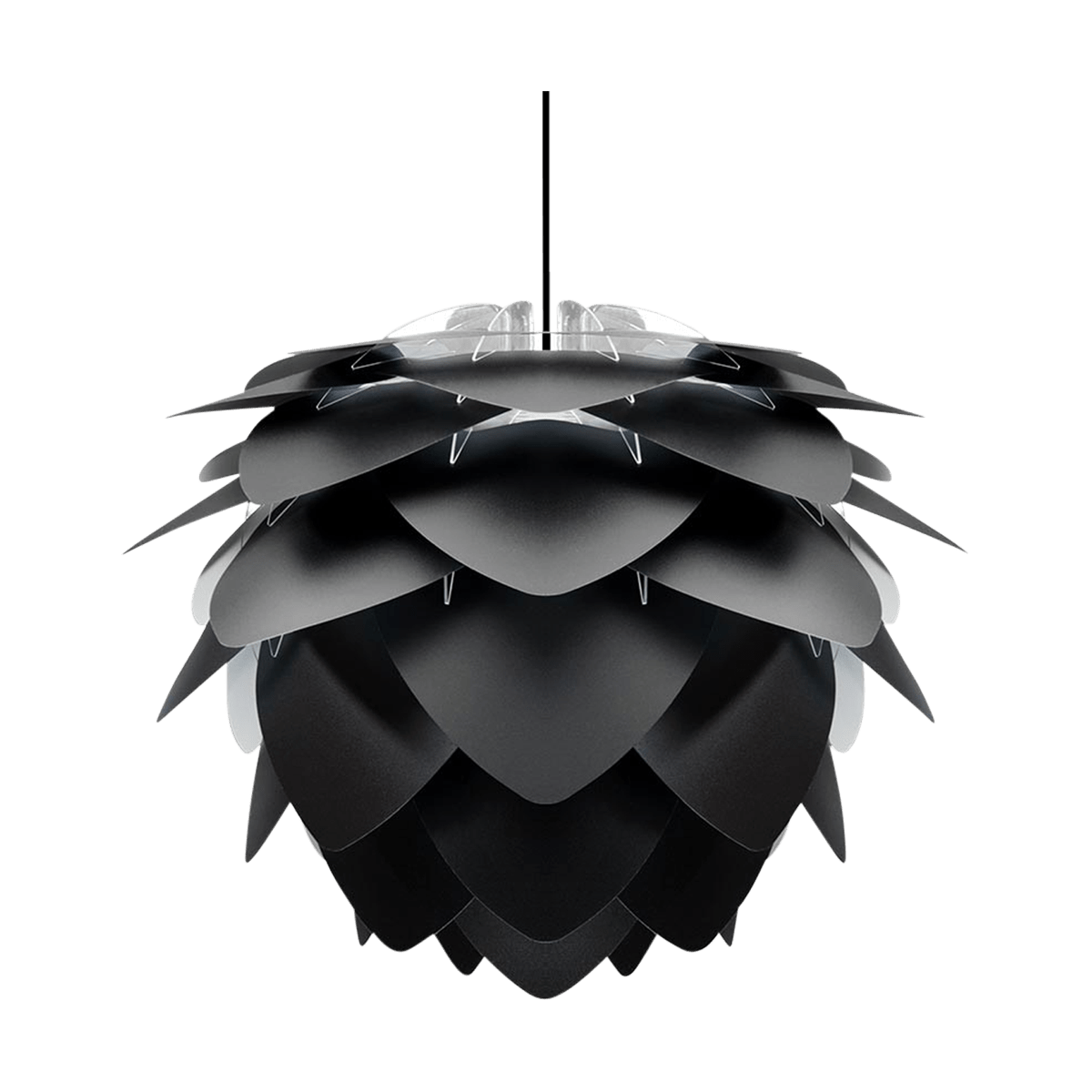 Silvia Mini tafellamp black met tripod zwart Ø 32 cm
