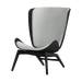 The Reader zwart houten fauteuil silver grey