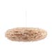 Eos Esther Large hanglamp light brown - met koordset wit - Ø 79 cm