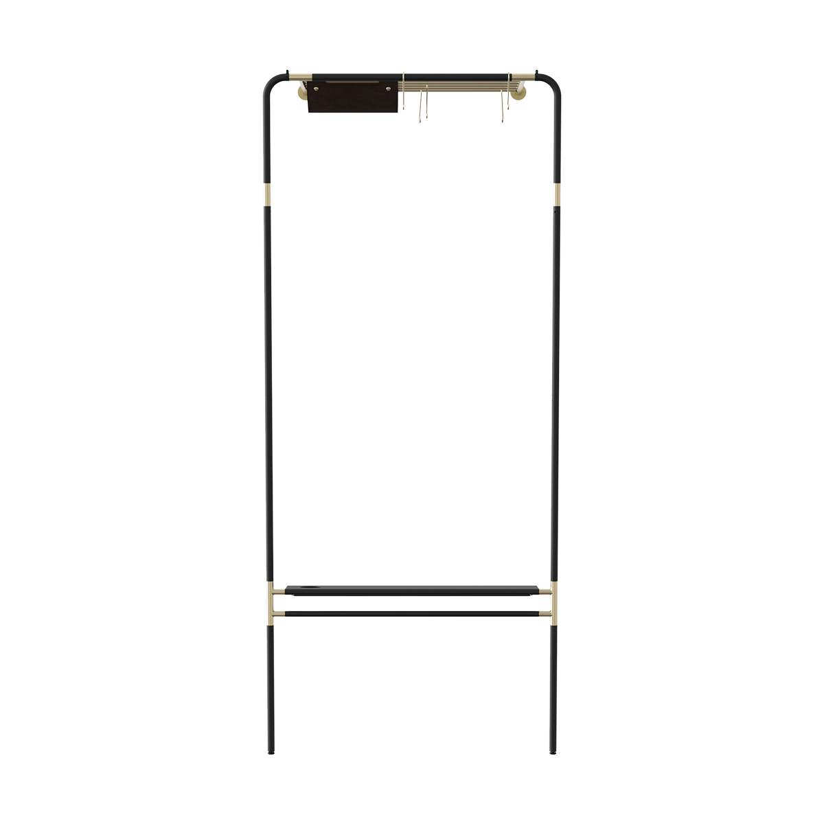 Lean On Me metalen kledingrek black 