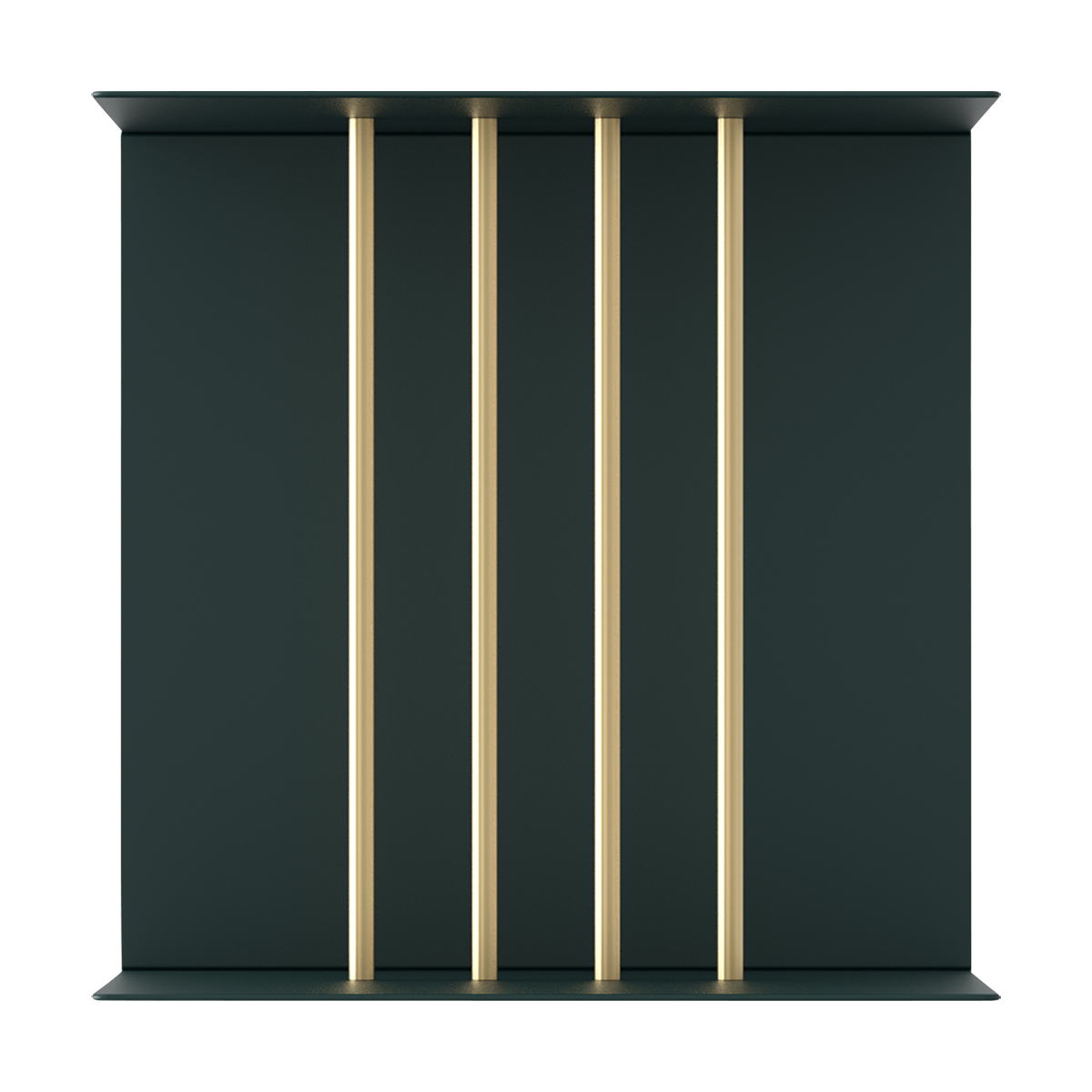 Teaser shelf aluminium wandrek forest green