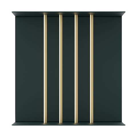 Teaser shelf aluminium wandrek forest green