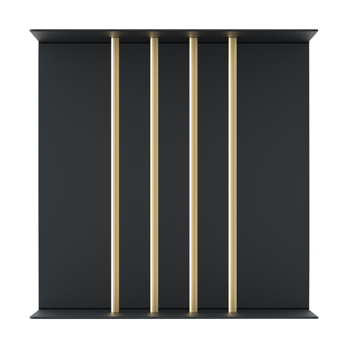 Teaser shelf aluminium wandrek anthracite grey