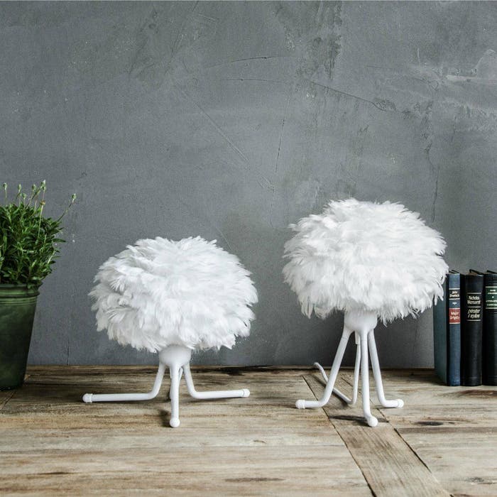 Tripod base - verstelbare tafellamp standaard white  - witte