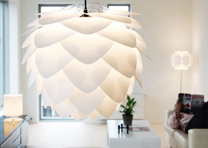 Silvia Medium lampenkap white - Ø 50 cm - witte - hanglamp