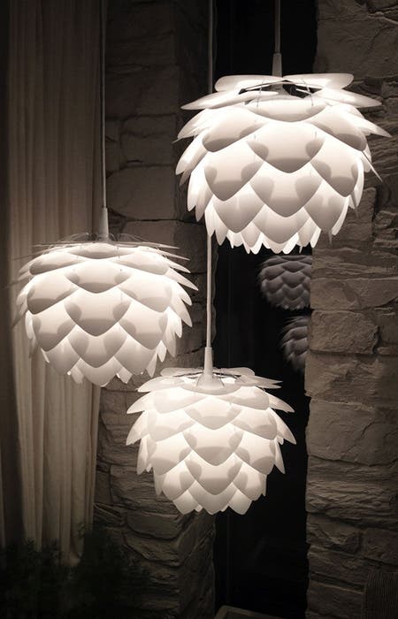 Silvia Mini hanglamp white - met koordset wit - Ø 32 cm - witte - design
