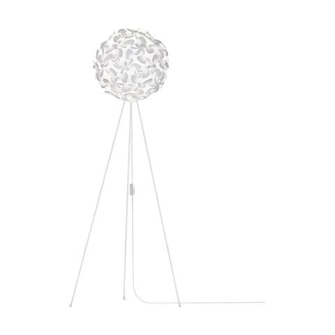 Lora Medium vloerlamp white - met vloer tripod wit - Ø 45 cm