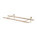 Shoe Rack - Bamboe schoenenrek - B100 x H15 x D25 cm - Goud