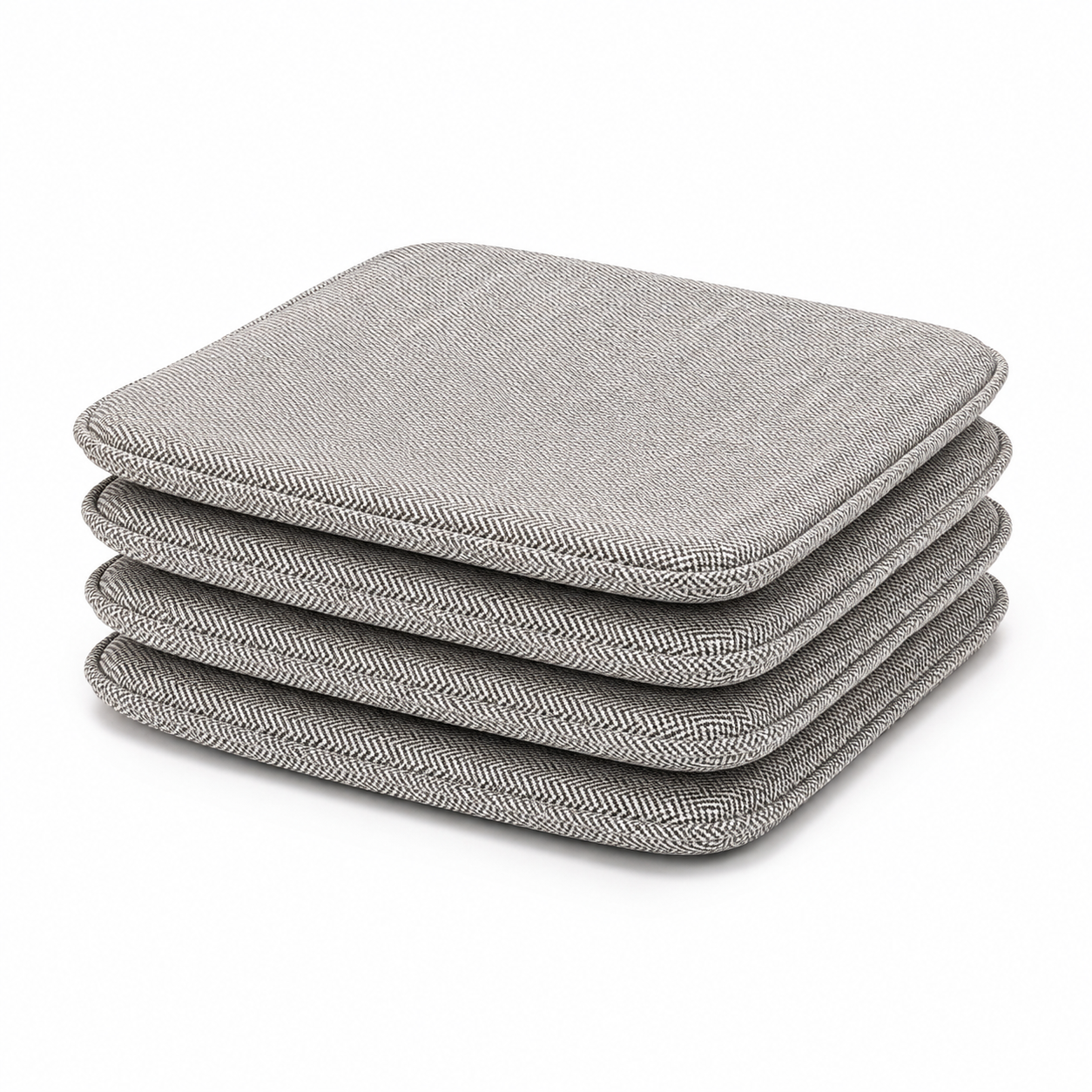 Zitkussen voor eetkamerstoel of tuinstoel - Set van 4 - 44 x 37