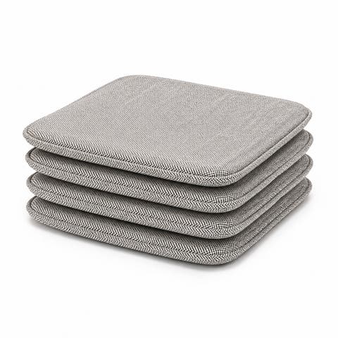 Zitkussen voor eetkamerstoel of tuinstoel - Set van 4 - 44 x 37