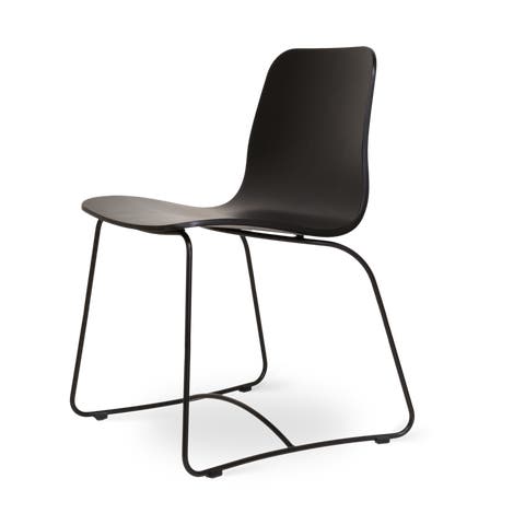 Charlotte houten eetkamerstoel zwart