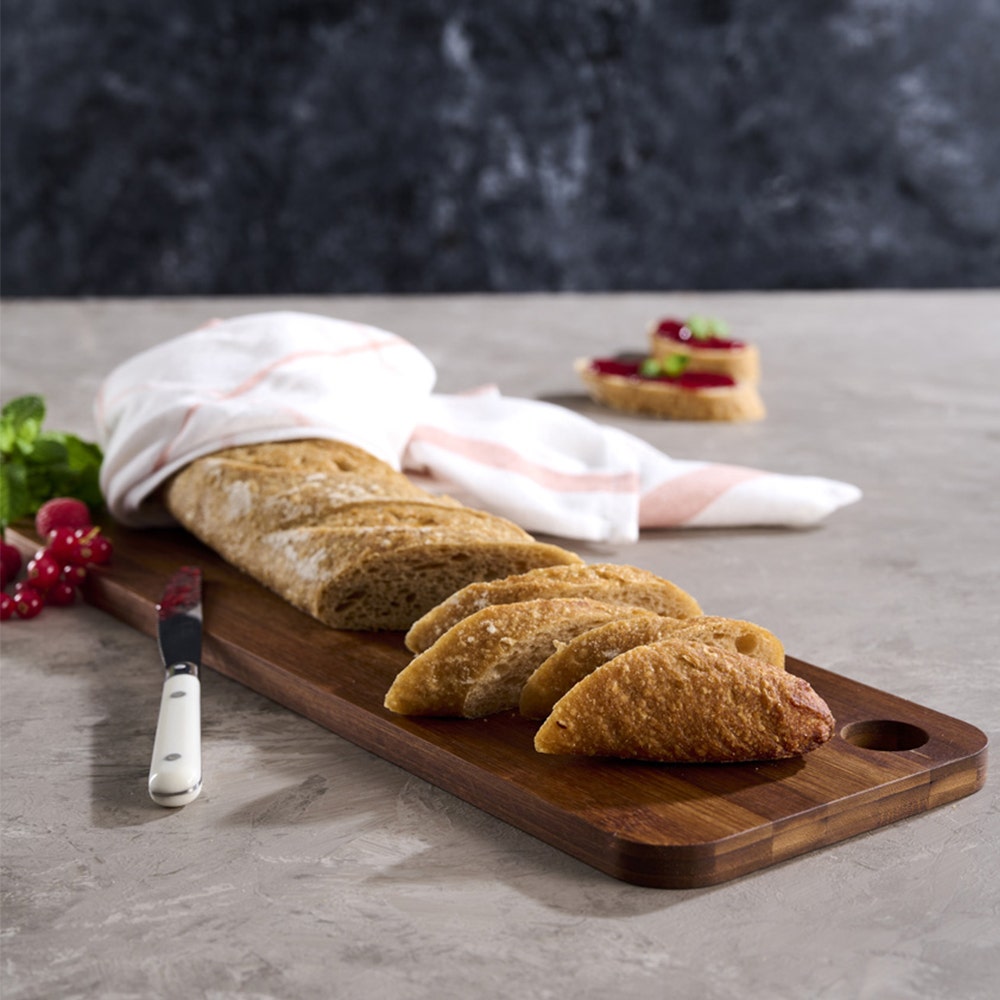 houten snijplank voor de borrel