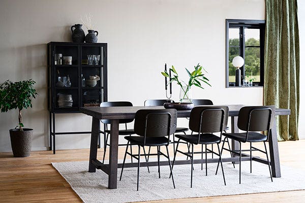 hoe lang moet de eettafel zijn voor 6 stoelen